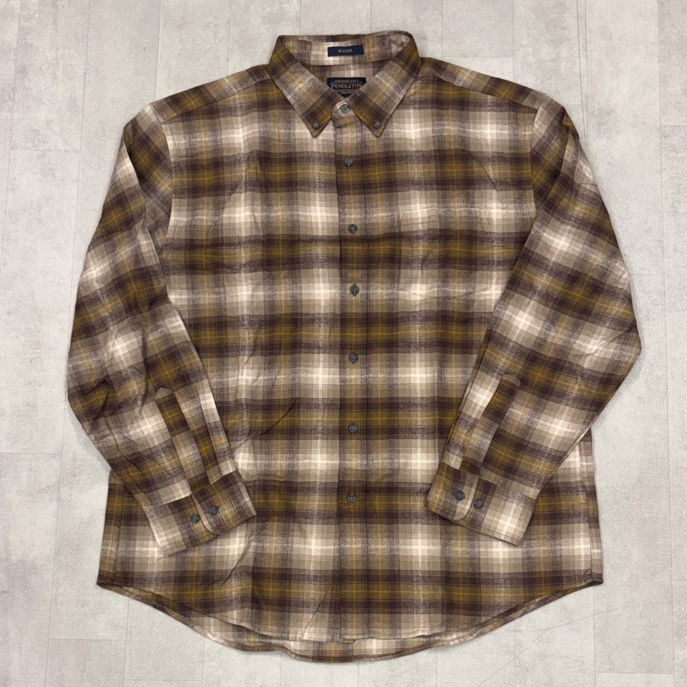 Pendleton Plaid Button Down Shirt - image 1